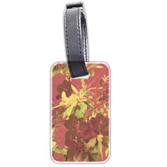 Tropical Vintage Floral Artwork Print Luggage Tag (two Sides) by dflcprintsclothing