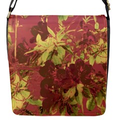 Tropical Vintage Floral Artwork Print Flap Closure Messenger Bag (s) by dflcprintsclothing