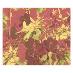 Tropical Vintage Floral Artwork Print Double Sided Flano Blanket (small) 