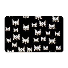 Bats In The Night Ornate Magnet (rectangular) by pepitasart