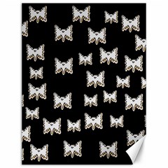 Bats In The Night Ornate Canvas 12  X 16  by pepitasart