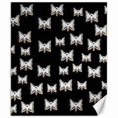 Bats In The Night Ornate Canvas 20  X 24  by pepitasart