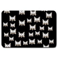 Bats In The Night Ornate Large Doormat  by pepitasart