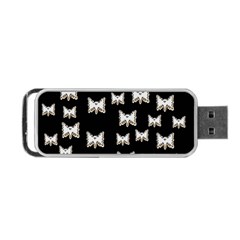 Bats In The Night Ornate Portable Usb Flash (one Side) by pepitasart