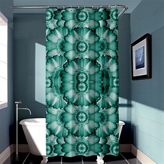 Sea And Florals In Deep Love Shower Curtain 36  X 72  (stall)  by pepitasart