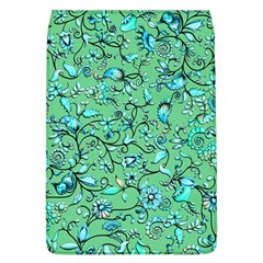 Green Flowers Removable Flap Cover (l) by ZeeBee