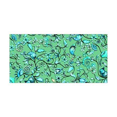 Green Flowers Yoga Headband by ZeeBee