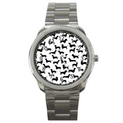 Dachshunds! Sport Metal Watch by ZeeBee