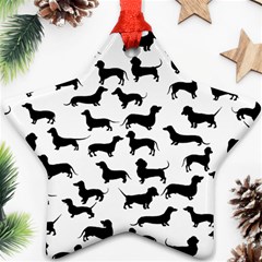 Dachshunds! Star Ornament (two Sides) by ZeeBee