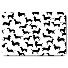 Dachshunds! Large Doormat  by ZeeBee