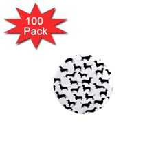 Dachshunds! 1  Mini Magnets (100 Pack)  by ZeeBee