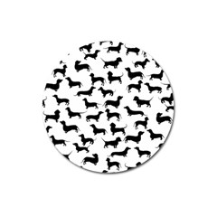 Dachshunds! Magnet 3  (round) by ZeeBee