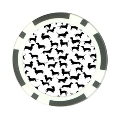 Dachshunds! Poker Chip Card Guard