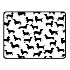 Dachshunds! Fleece Blanket (small) by ZeeBee