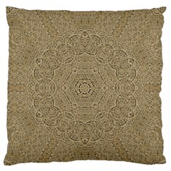 Wood In The Forest And Stars Mandala Standard Flano Cushion Case (two Sides) by pepitasart