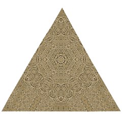 Wood In The Forest And Stars Mandala Wooden Puzzle Triangle