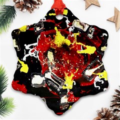 Talk At 7 Eleven 1 1 Snowflake Ornament (two Sides) by bestdesignintheworld