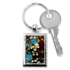 Valley Lilies 1 1 Key Chain (rectangle) by bestdesignintheworld