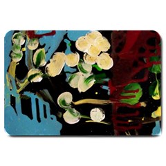 Valley Lilies 1 1 Large Doormat  by bestdesignintheworld