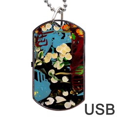 Valley Lilies 1 1 Dog Tag Usb Flash (one Side) by bestdesignintheworld