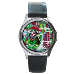 Happy Colors 1 1 Round Metal Watch by bestdesignintheworld