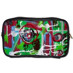 Happy Colors 1 1 Toiletries Bag (one Side) by bestdesignintheworld