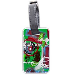 Happy Colors 1 1 Luggage Tag (one Side) by bestdesignintheworld