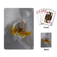 Orchidée Blanche Fleur Playing Cards Single Design (rectangle) by kcreatif