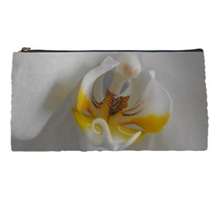 Orchidée Blanche Fleur Pencil Cases by kcreatif