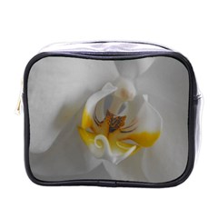 Orchidée Blanche Fleur Mini Toiletries Bag (one Side) by kcreatif