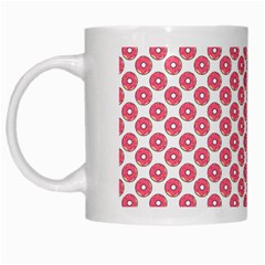 Donuts Rose White Mugs by kcreatif