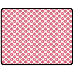 Donuts Rose Double Sided Fleece Blanket (medium)  by kcreatif