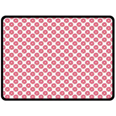 Donuts Rose Double Sided Fleece Blanket (large)  by kcreatif