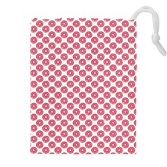 Donuts Rose Drawstring Pouch (4xl) by kcreatif