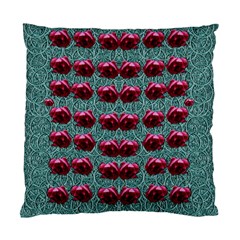 Forest Roses On Decorative Wood Standard Cushion Case (one Side) by pepitasart