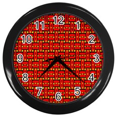 Rby 80 Wall Clock (black) by ArtworkByPatrick