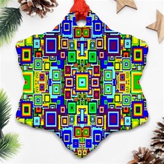 Ab 95 Snowflake Ornament (two Sides) by ArtworkByPatrick