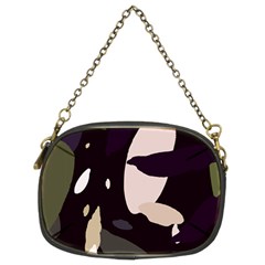 Pattern Formes Vert/noir  Chain Purse (two Sides) by kcreatif