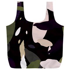 Pattern Formes Vert/noir  Full Print Recycle Bag (xxl)