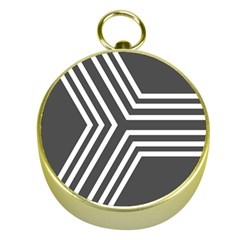 Abstrait Lignes Blanc/gris Gold Compasses by kcreatif