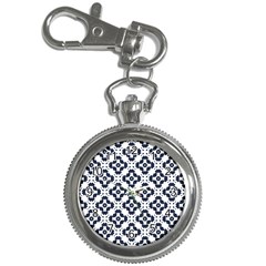 Abstrait Formes Bleu  Key Chain Watches by kcreatif