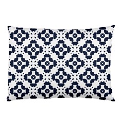 Abstrait Formes Bleu  Pillow Case by kcreatif