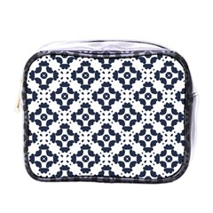 Abstrait Formes Bleu  Mini Toiletries Bag (one Side) by kcreatif