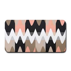 Pattern Abstrait Vagues Rose/noir/taupe Medium Bar Mats by kcreatif