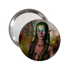 Beautiful Fairy In The Night 2 25  Handbag Mirrors by FantasyWorld7