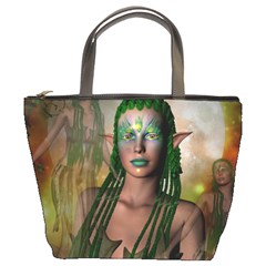 Beautiful Fairy In The Night Bucket Bag