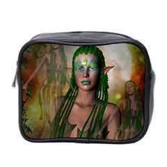 Beautiful Fairy In The Night Mini Toiletries Bag (Two Sides)