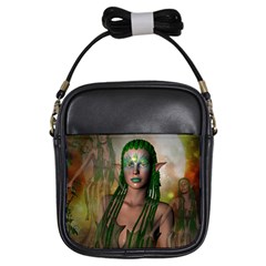 Beautiful Fairy In The Night Girls Sling Bag