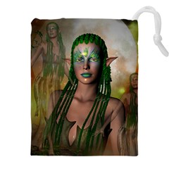 Beautiful Fairy In The Night Drawstring Pouch (5XL)