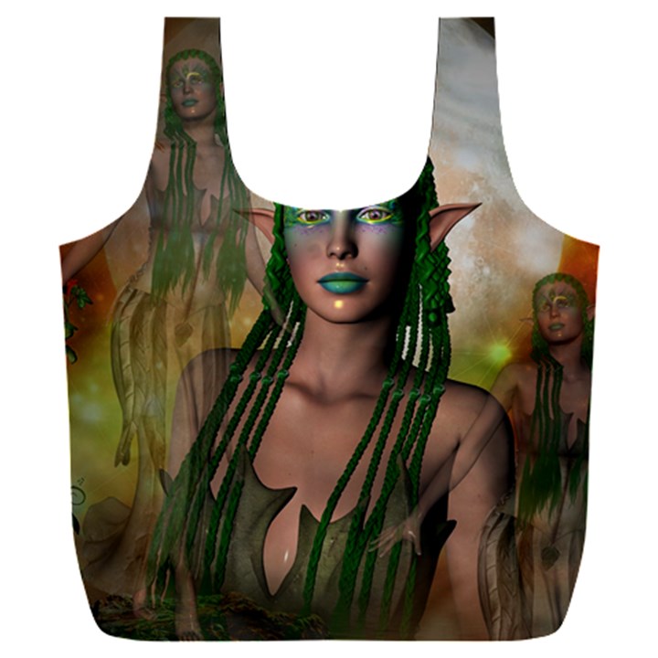 Beautiful Fairy In The Night Full Print Recycle Bag (XXXL)